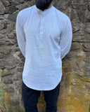 Hakim Half-Button Tunic Shirt
