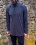 Hakim Half-Button Tunic Shirt